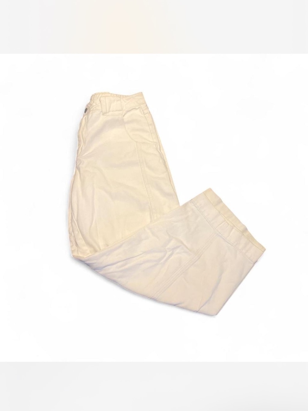Cider Cream Wide Leg Baggy Barrel Jeans